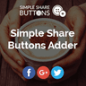 Simple Share Buttons Adder